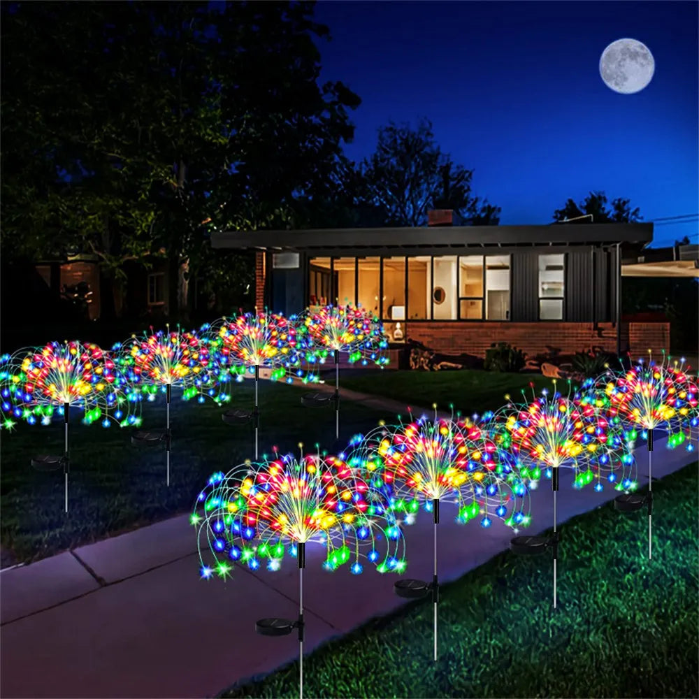 Dazzling Solar Firework Fairy Lights