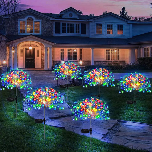 Dazzling Solar Firework Fairy Lights