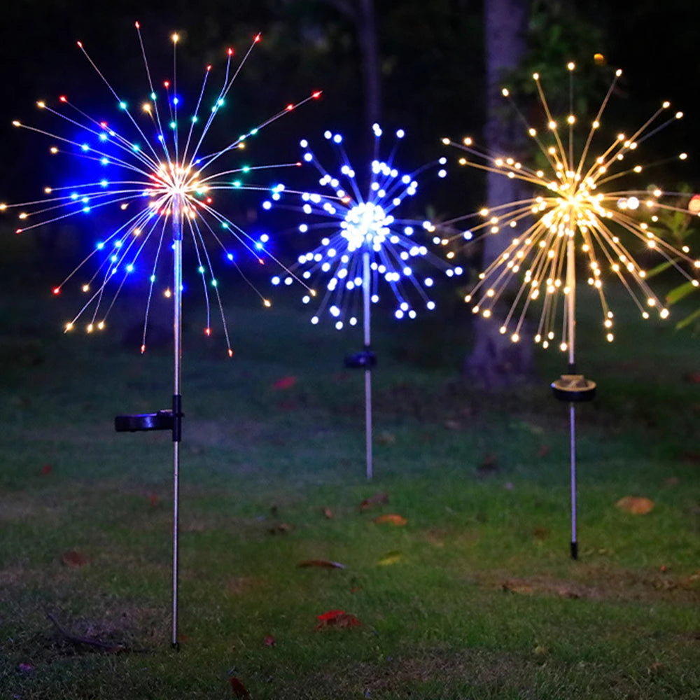 Dazzling Solar Firework Fairy Lights